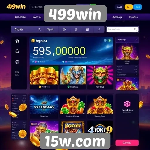 Análise da interface do usuário do site 499win